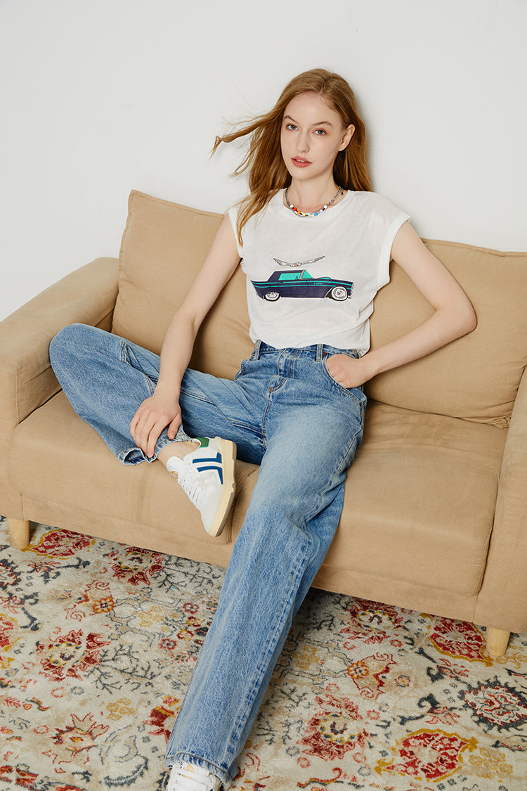 80'S Utility Loose Jeans HJ128