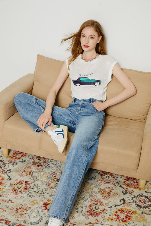 80'S Utility Loose Jeans HJ128