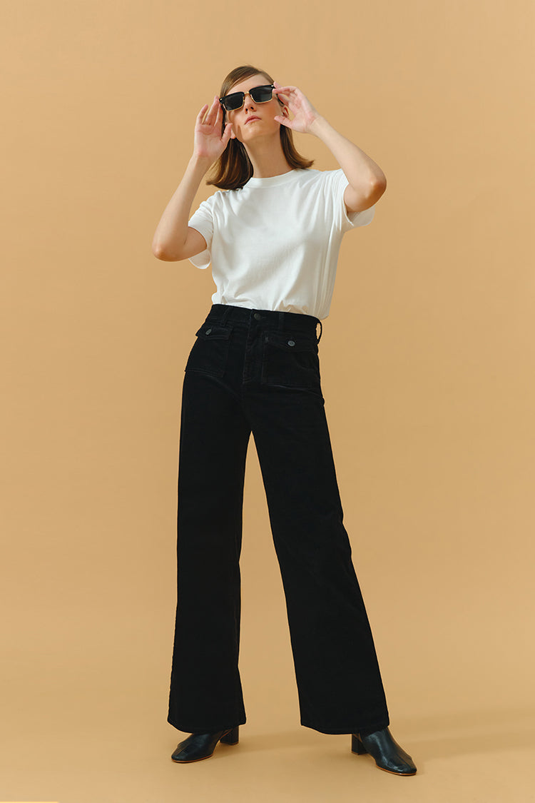80'S Baggy Corduroy Pants HJ103